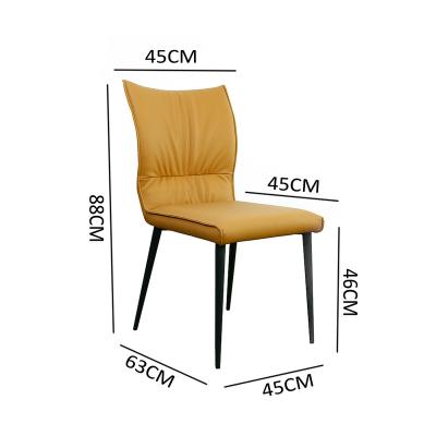 China CHROME LEGS Factory Hot Sales Customized Color Long Service Life Demonstrate Quality Dining Chair for sale