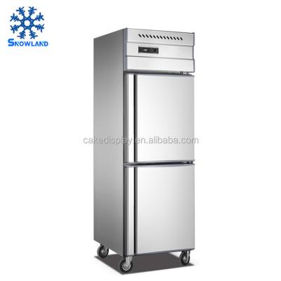 China Single-Temperature 2 Door Upright Freezer High Quality Upright Fridge Freezer for sale