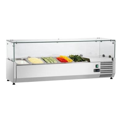 China Good Quality Refrigerated Single-Temperature Salad Bar / Restaurant Equipment for sale