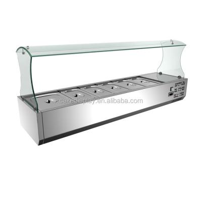 China Single-Temperature Countertop Salad Bar Fridge/Salad Display Fridge/Salad for sale