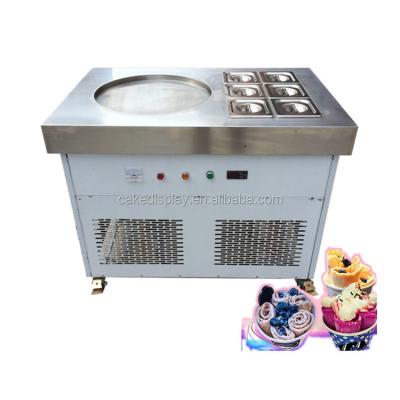 China China Ice Cream Frying Instant Ice Cream Rolls Pan Machine Factory for sale