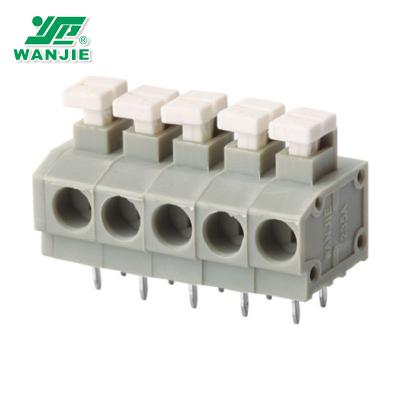 China PA66plastic spring clamp terminal block for sale