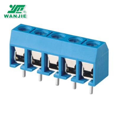 China PA66 Wanjie Terminal Block / PCB / Screw Terminal Block for sale