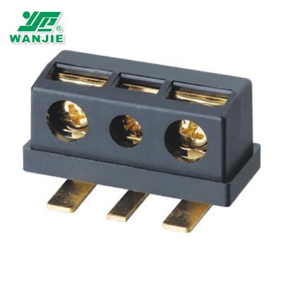 China PA66 Wanjie Terminal Block / Barrier PCB / Terminal Block for sale