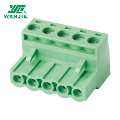 China Wanjie Terminal Block / PCB / Pluggable Terminal Block k (WJ2EDGK-5.0/5.08mm) 28-14AWG for sale