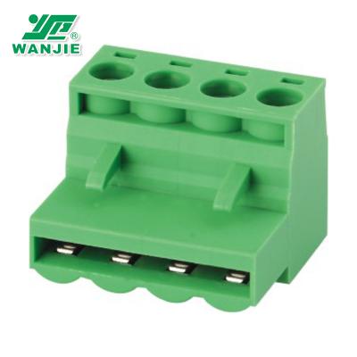 China Wanjie Terminal Block / PCB / Pluggable Terminal Block 28-14AWG for sale