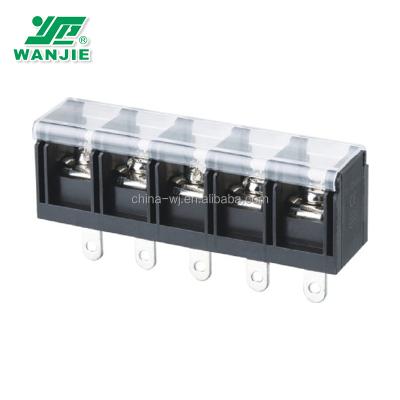 China PA66 Wanjie Terminal Block / Barrier PCB / Terminal Block for sale