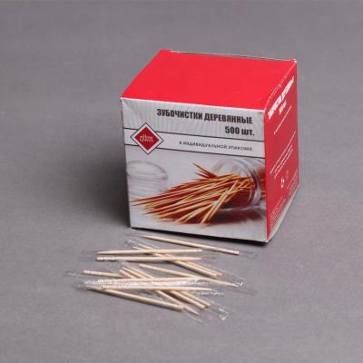 China Disposable High Quality Flat Wooden Toothpick for sale