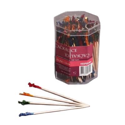 China Cocktail Disposable Toothpicks Frilly Picks Party Toothpicks for sale