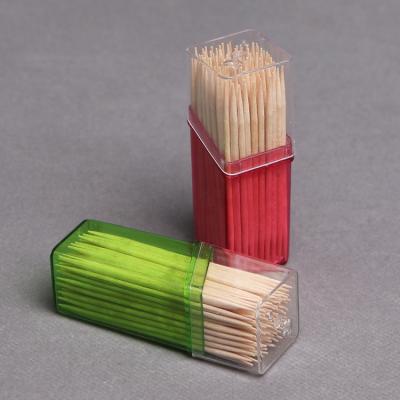 China Disposable toothpick diameter 2.0mm in bottle for sale