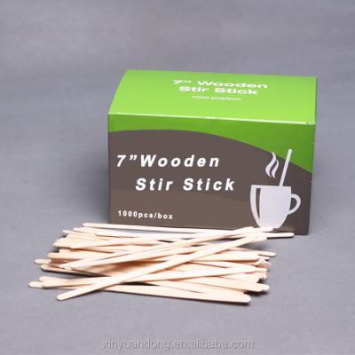 China Sustainable Wooden Coffee Brew Sticks Stirrers for sale