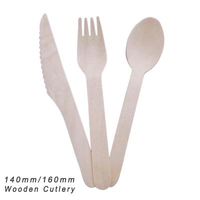 China Best Selling Disposable Wooden Cutlery Set for sale