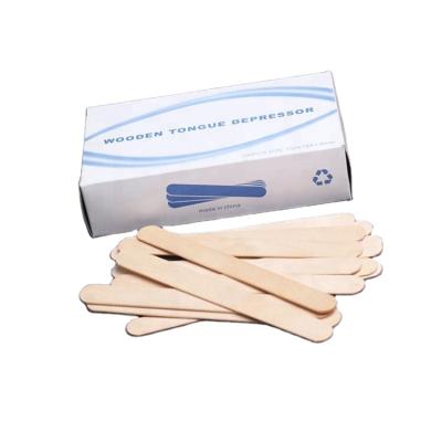 China 100% Wooden Disposable Wooden Spatula Cosmetic Spatula for sale