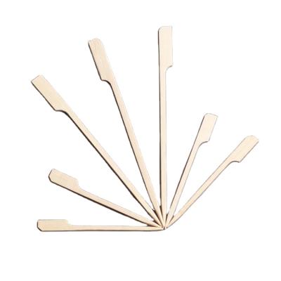 China Disposable Bamboo Flag Toothpicks Flag Spikes BBQ Sticks for sale