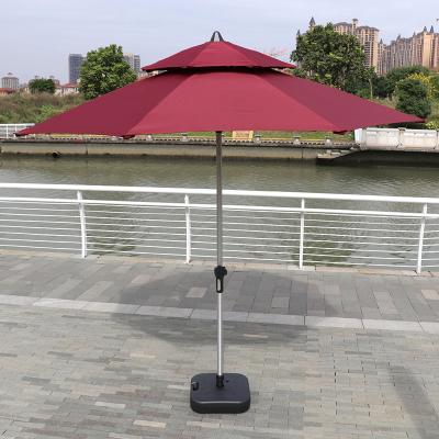 China New aluminum alloy garden umbrella sunshade UV protection leisure beach umbrella for sale