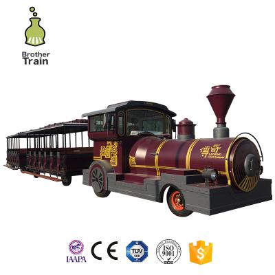 China Imitation of antique commercial electric ride on mini trackless train for kids for sale