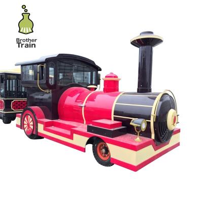 China Imitation Antique Playground Equipment Amusement Park Children Used Trackless Train For Sale for sale