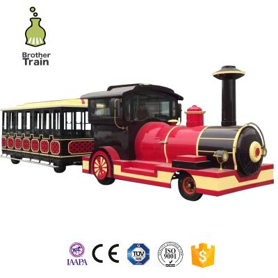 China Colorful Adult Antique Design New Imitation Rides Electric Trackless Train Set for sale