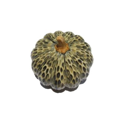 China Africa Handmade Metal Colored Ceramic Pumpkin Festival Decoration Cheap Halloween Pumpkin Halloween Decorations for sale