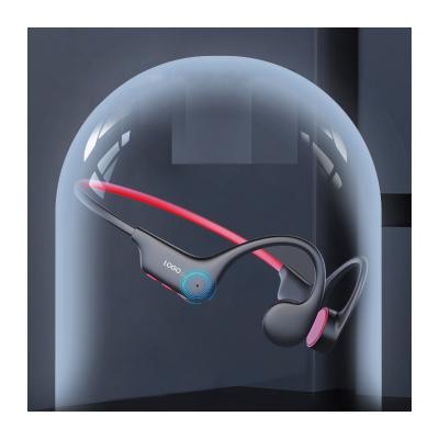 China Comfortable Wearing Protect Ear Hang Bone Mp3 Tooth Bone Conduction Swimming Earphone Wireless Blue Sports 16GB TF Open Card Earphone for sale