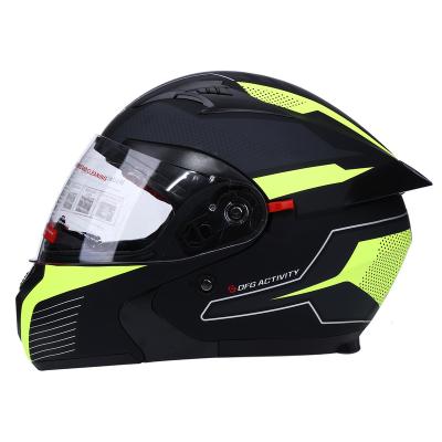 China ABS Black Dual Visor Helmet for sale