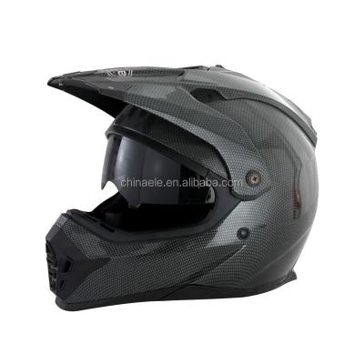 China ABS CROSSOVER HELMET IN FULL FACE MOTORCYCLE HELMET WITH EEC 22.05 DOT FMVSS 218 for sale