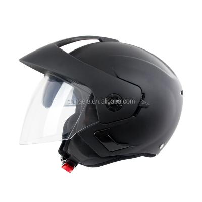 China ABS Half Face Motorcycle Helmet In Double Visor for sale