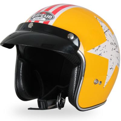 China Size ABS ABS Material and XS.S.M.L.XL.XX L DOT Approved Half Face Helmet for sale