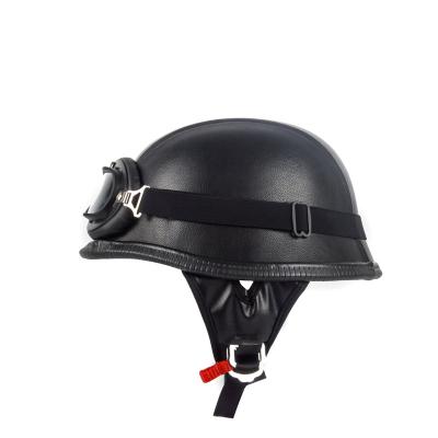 China ABS Germany Land Forces Helmets ABS In Leather Cover for sale