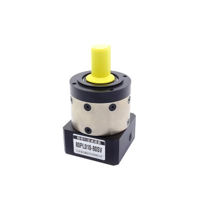 China Material of Construction Shops Servo Motor Gearbox Planetary Gear Reducer Right Angle Small Precision 80 Servo Motor Planetary Type for sale