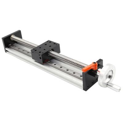 China Precision Machine Laser Scale Handwheel Slide Slide Linear Electric Stepper Motor Table Small Double Screw Linear Precision Ball Module for sale