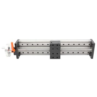 China Precision Machine Laser Scale Handwheel Travel Stroke Length 200mm Efficient Linear Linear CNC Slide Guide Motion Module 200mm Linear Actuator for sale