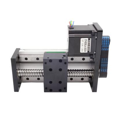 China 1000mm Working Length Route 1000mm Linear Guide Way Optical Axis Ball Screw Slide Linear Guide Motion Module With Nema23 Stepper Motor for sale