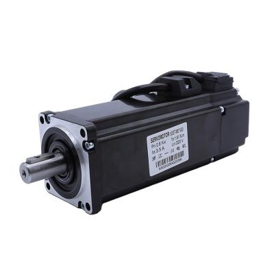 China Wholesale Servo Motor And Driver Kit For Cnc Milling Machine 600w 1.9Nm 3000rpm Totally Enclosed AC Servo Motor for sale