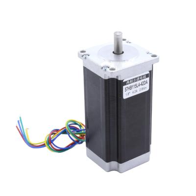 China 57hs115 Hybrid 2 Phase 2.6Nm 4.2A Stepper Motor NEMA 23 Micro CNC Stepper Motor 57HB115L4-42DA for sale