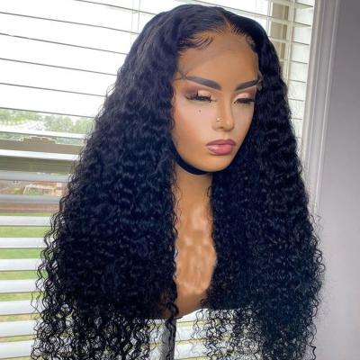 China 180% 150% Density 180% Density 150% Deep Wave Hair 13x4 Full Lace Wig Hair Wigs Wholesale Price Deep Lace Wig Hair for sale