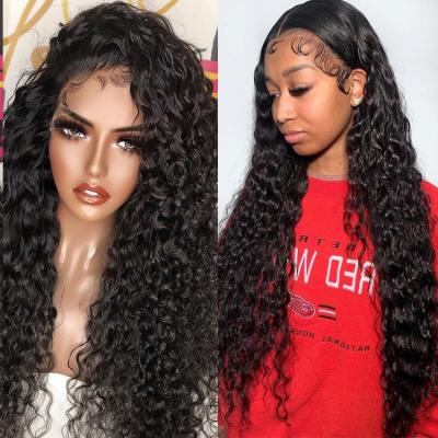 China Wholesale Current Big Brazilian Hair 180% Lace Front Deep Wave 13x4 Density 200% Deep Wave Human Hair Lace Front Wig Hair Wigs for sale