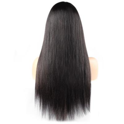 China Fine Quality Half Hand Tied Straight Wig Unprocessed Poinytail Remy Natural Hair Virgin Hair for sale