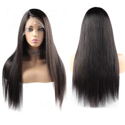 China Silky Straight Wave Human Hair Lace Front 4x4 Lace Up Wig Hair Wigs for sale