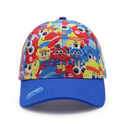 China COMMON 6 Panel Baseball Cap Children Custom Logo Embroidery Kids Dad Hats for sale