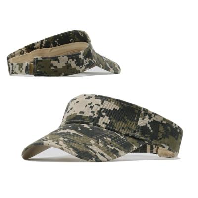 China Summer JOINT Outdoor Golf Custom Sports Camouflage Visor Cap Sun Visor Hat for sale