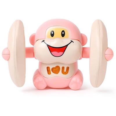 China Animal Doll Toy Children Electric Toys 360 Degree Flip Touching Voice ControlCute Musical Monkey Rolling 15.9*8.3*17CM for sale