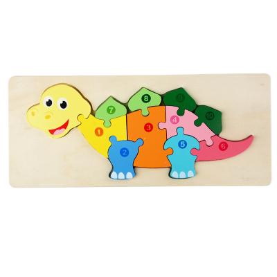 China New Design Toy Super Cartoon Birthday Puzzle Building Block Toy Popular Jigsaw Game Wooden Puzzle for sale