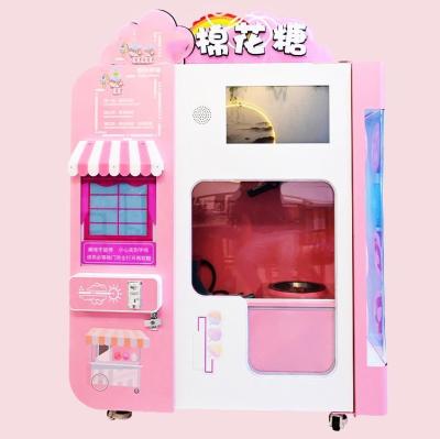 China SDK Cotton Candy Robot Floss Making Machine Selling Use Cotton Maker Commercial Candy Floss Machine Cotton for sale