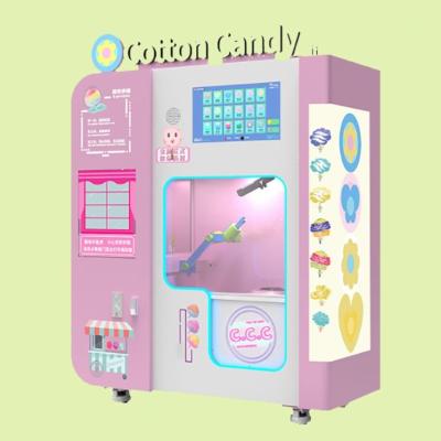 China SDK Cotton Candy Vertical Commercial Sugar Vending Machine Hot-Selling Cotton Candy Making Silk Vending Machine for sale