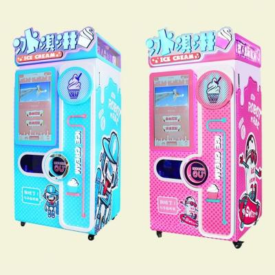 China SDK Vending Machine Viennetta Soft Selfish Selling Soft Ice Cream Maker Commercial Machine for sale