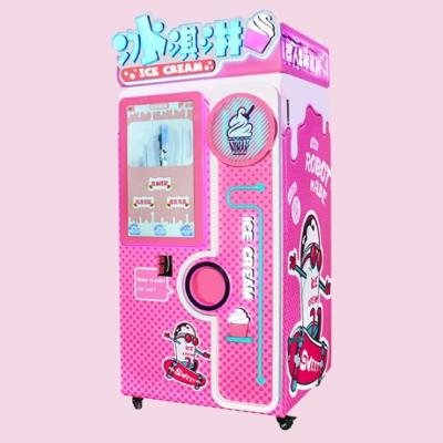 China SDK 2+1 Mixed Flavors Mini Soft Ice Cream Maker Soft Ice Cream Vending Machine Automatic Home Maker for sale