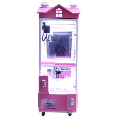 China Alloy Metal Lucky Box Plush Dolls Coin Operate Gift Selling Crazy Cube Arcade Game Mini Toy Claw Crane Game Machine Kit for sale