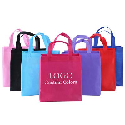 China Fashionable Promotional Custom Reusable Non Woven Grocery Foldable Bag With LOGO for sale