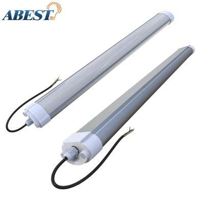 China Factory led batten light 230v 4ft 20W 36W 40W 60W 65W 70W ip65 waterproof aluminum linear lamp tube for indoor garage for sale